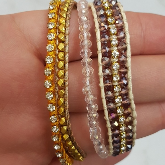 Boho Style 4 Bracelet Stack - Picture 3 of 6